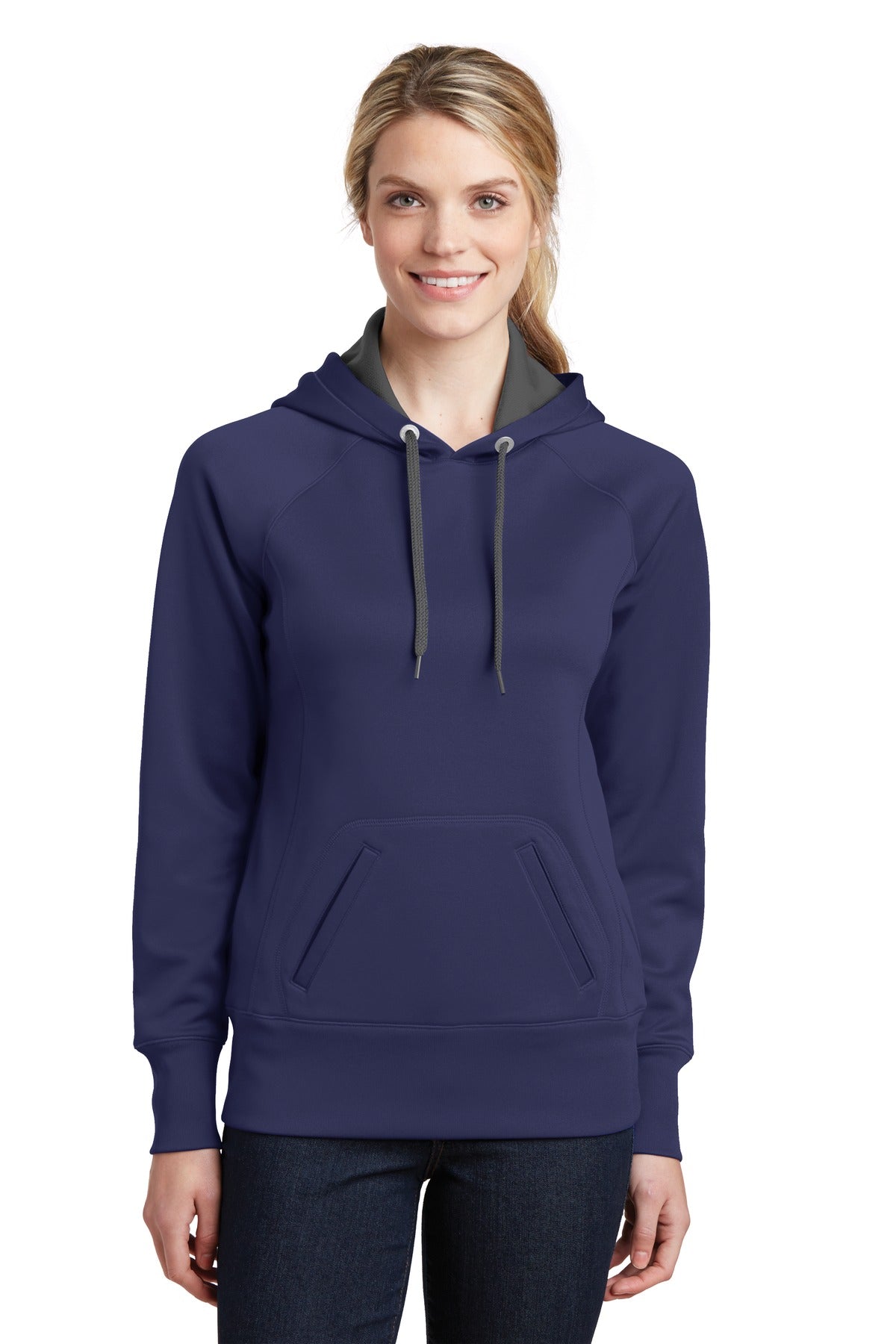 Sport-Tek Ladies Tech Fleece Hooded Sweatshirt.  LST250