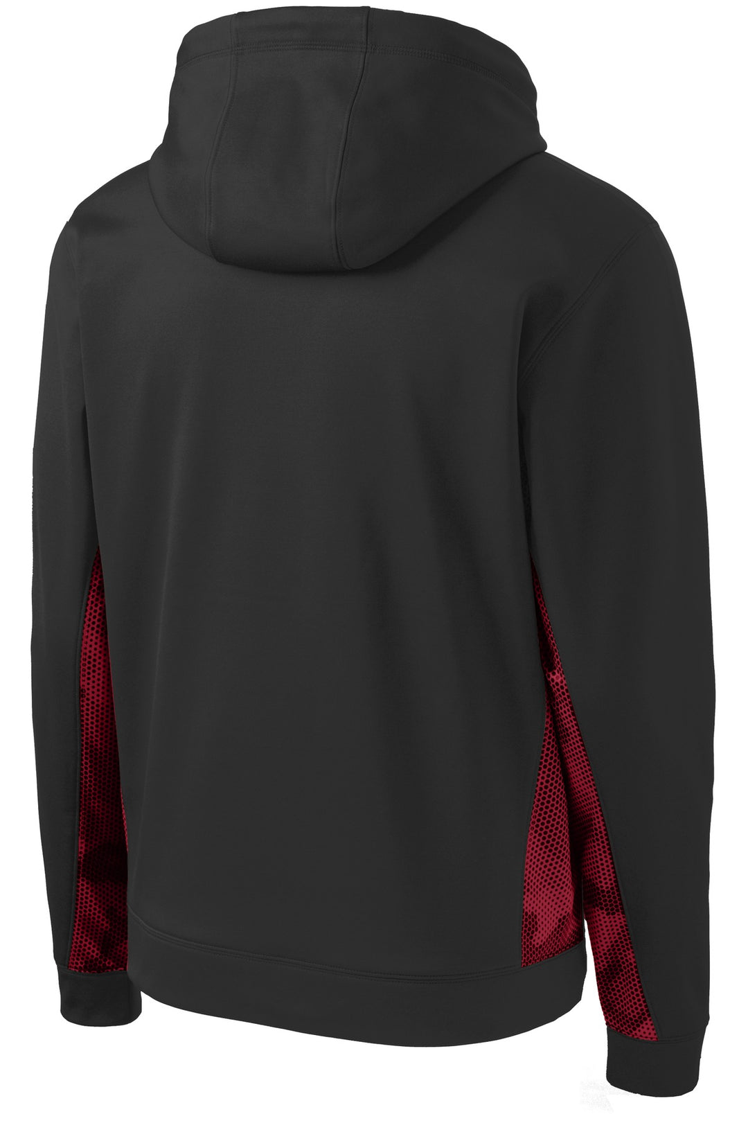 Sport-Tek Youth Sport-Wick CamoHex Fleece Colorblock Hooded Pullover YST239
