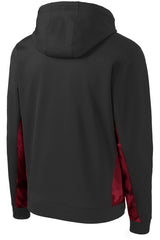 Sport-Tek Youth Sport-Wick CamoHex Fleece Colorblock Hooded Pullover YST239