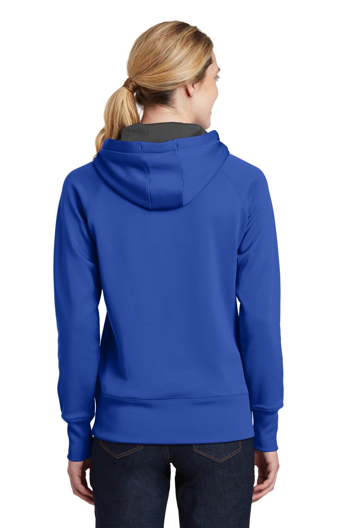 Sport-Tek Ladies Tech Fleece Hooded Sweatshirt.  LST250
