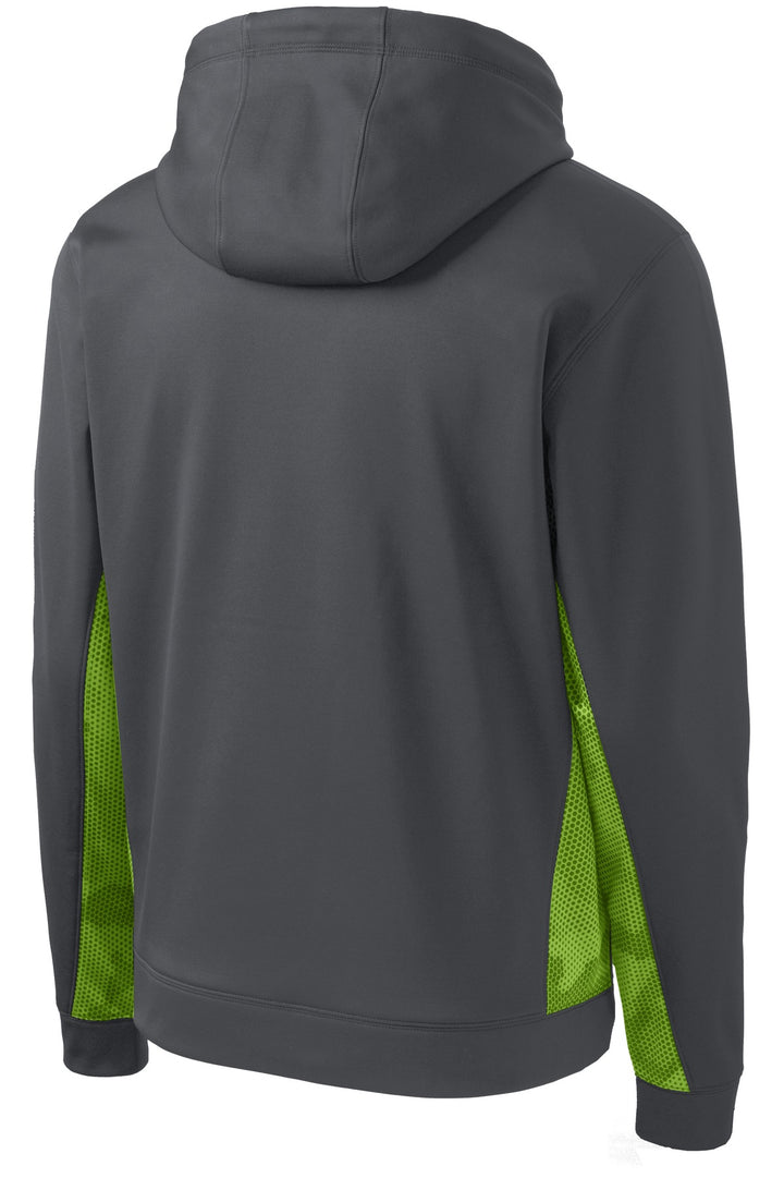 Sport-Tek Youth Sport-Wick CamoHex Fleece Colorblock Hooded Pullover YST239