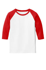 Gildan Heavy Cotton Youth 3/4-Sleeve Raglan T-Shirt. 5700B Gildan