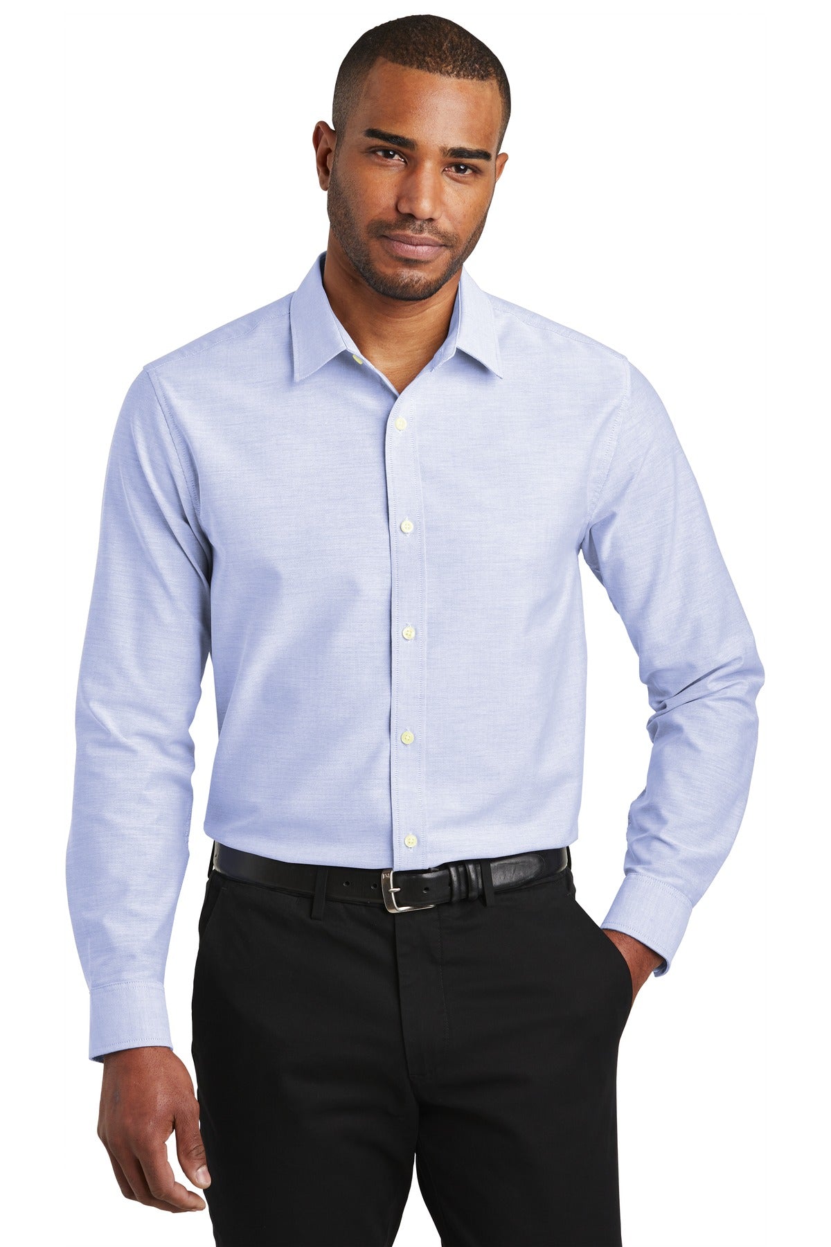 Port Authority Men's Slim Fit SuperPro Oxford Shirt. S661