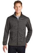 Sport-Tek Men's PosiCharge Electric Heather Soft Shell Jacket