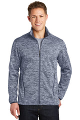 Sport-Tek Men's PosiCharge Electric Heather Soft Shell Jacket