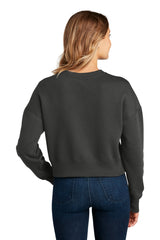District Women's Perfect Weight Fleece Cropped Crew DT1105 District