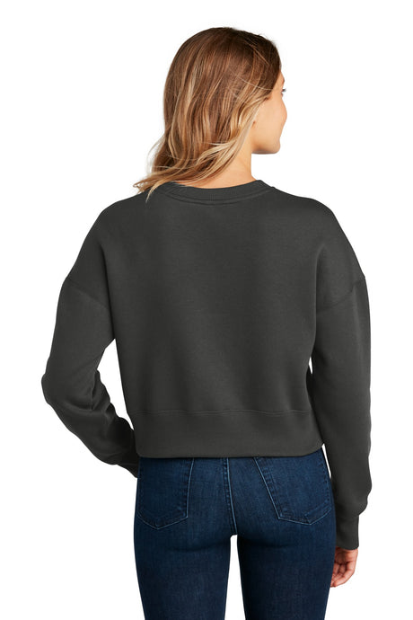 District Women's Perfect Weight Fleece Cropped Crew DT1105 District