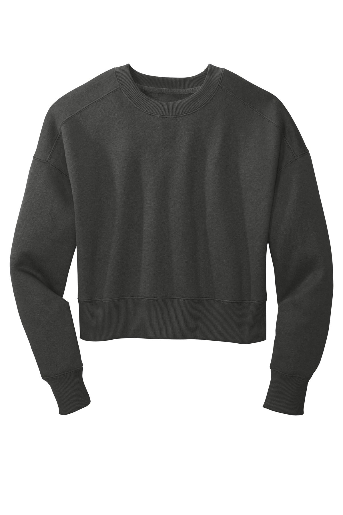 District Women's Perfect Weight Fleece Cropped Crew DT1105 District