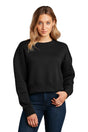 District Women's Perfect Weight Fleece Cropped Crew DT1105 District