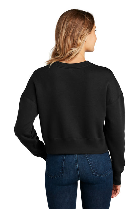 District Women's Perfect Weight Fleece Cropped Crew DT1105 District