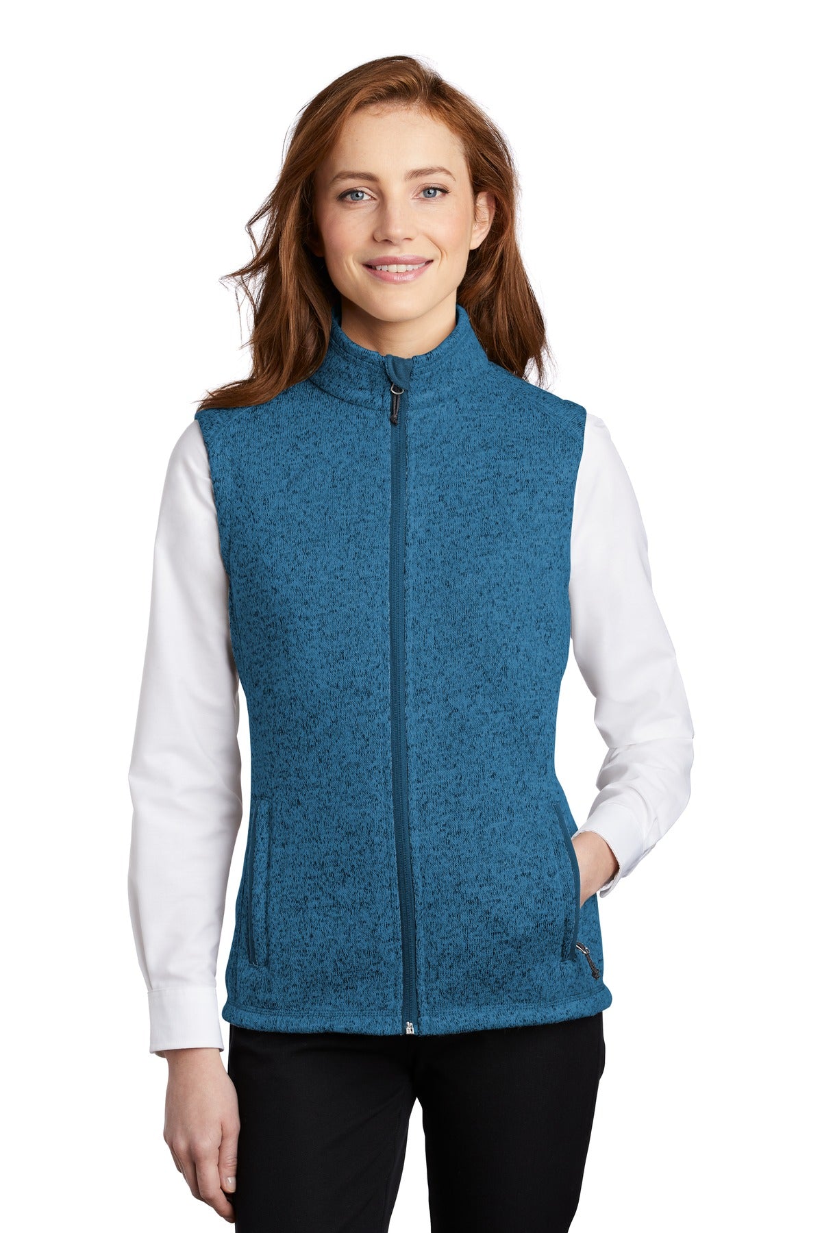 Port Authority Women's Sweater Fleece Vest L236