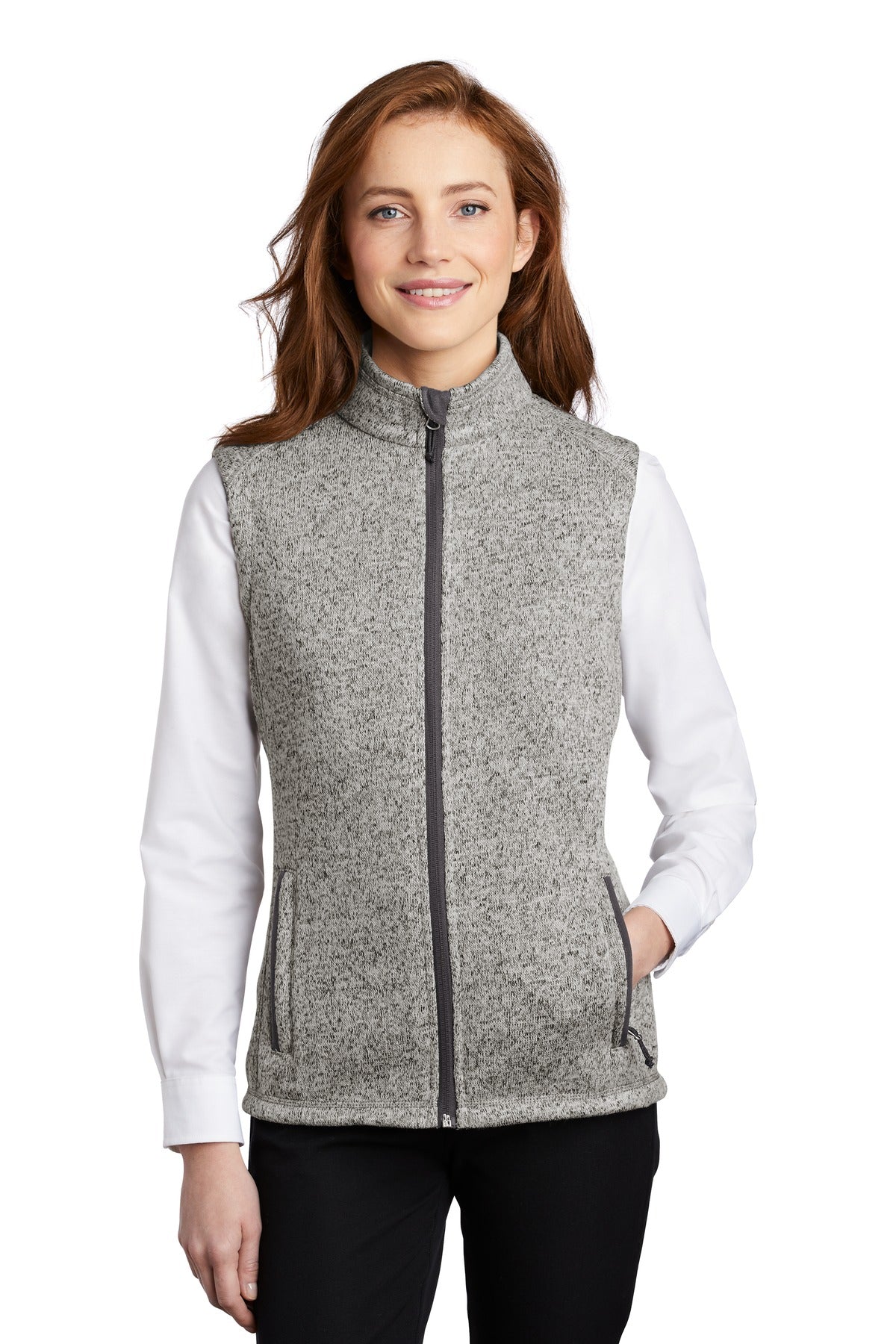 Port Authority Women's Sweater Fleece Vest L236