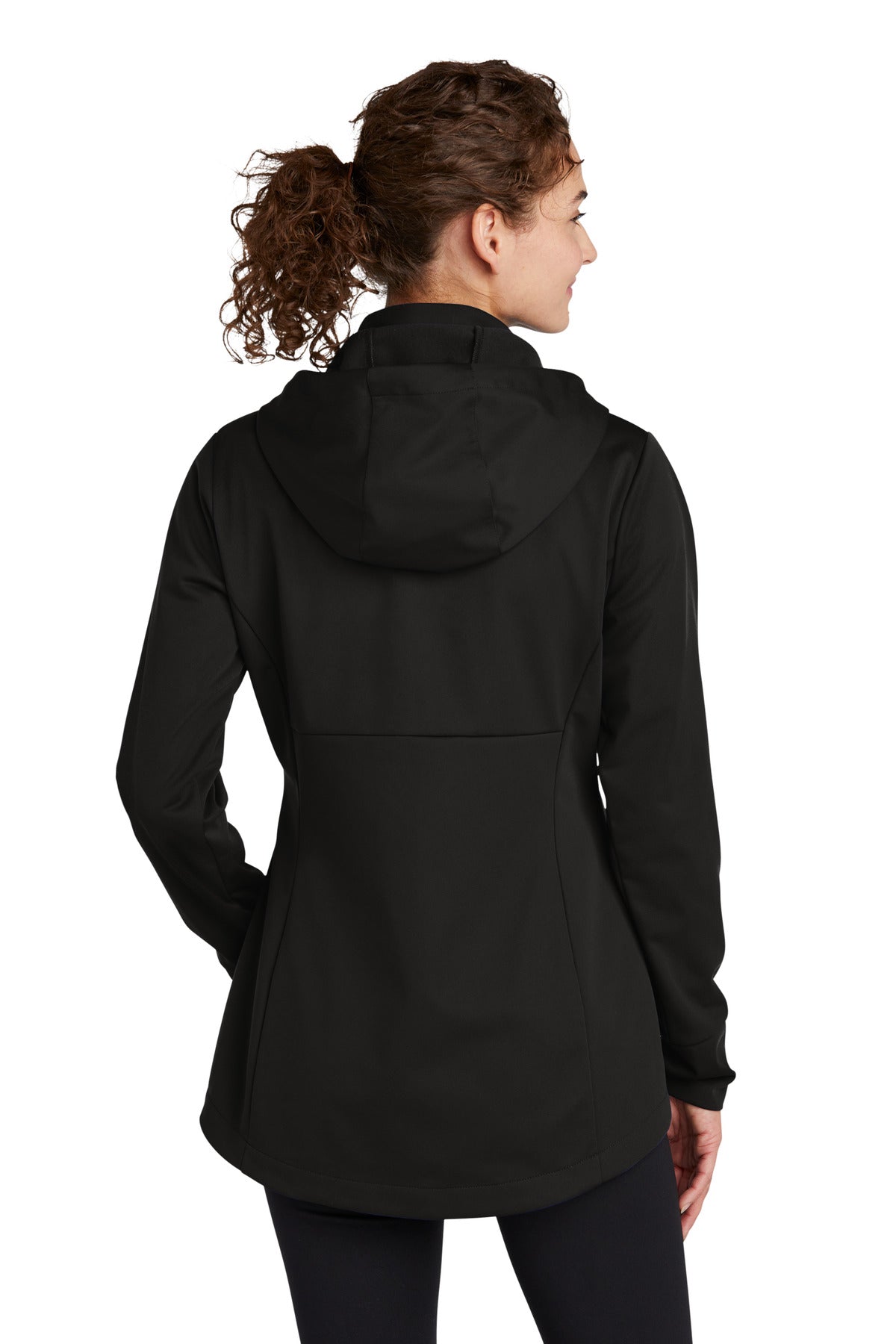 Sport-Tek Women's Hooded Soft Shell Jacket. LST980