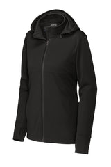 Sport-Tek Women's Hooded Soft Shell Jacket. LST980