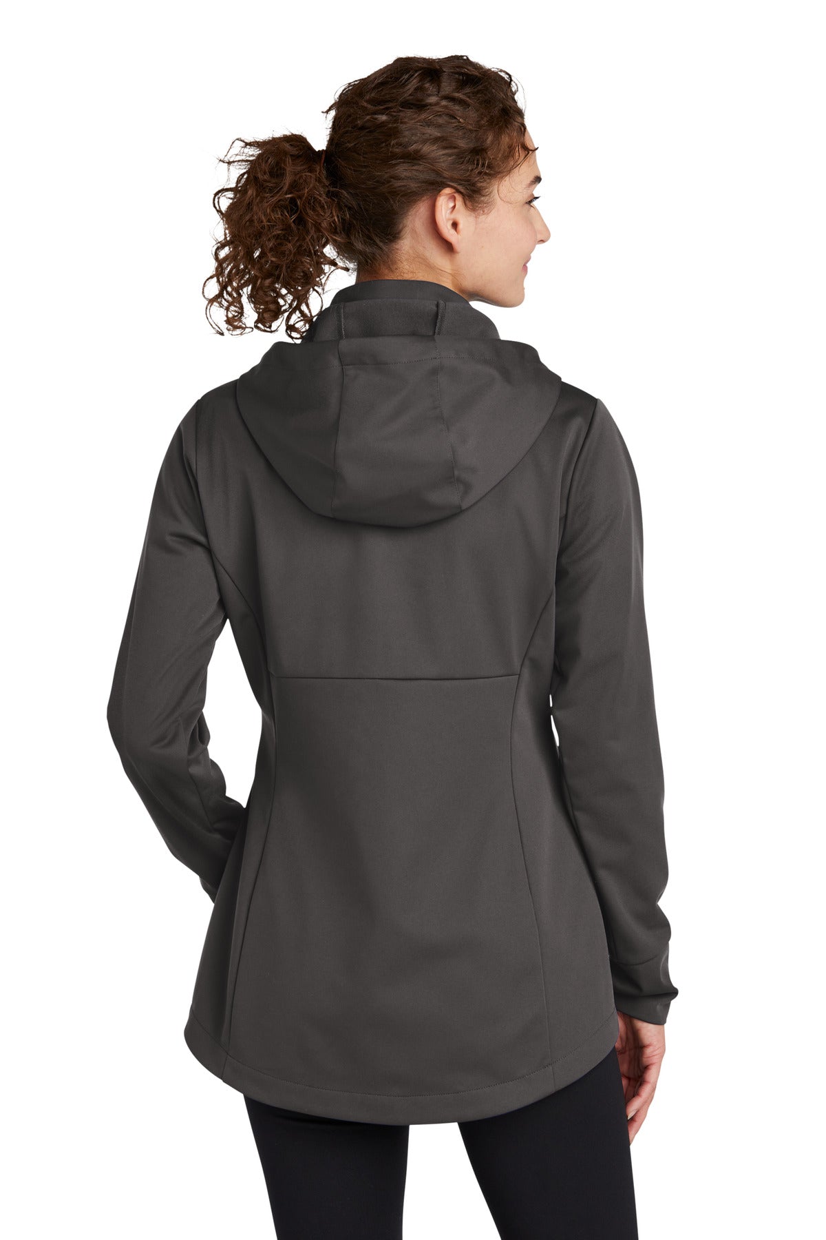 Sport-Tek Women's Hooded Soft Shell Jacket. LST980