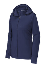 Sport-Tek Women's Hooded Soft Shell Jacket. LST980