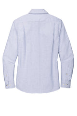 Port Authority Women's SuperPro Oxford Stripe Shirt. LW657