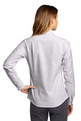 Port Authority Women's SuperPro Oxford Stripe Shirt. LW657