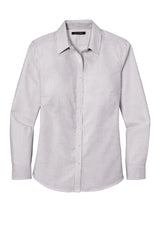 Port Authority Women's SuperPro Oxford Stripe Shirt. LW657