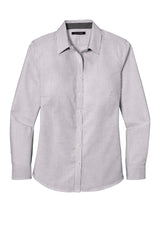Port Authority Women's SuperPro Oxford Stripe Shirt. LW657