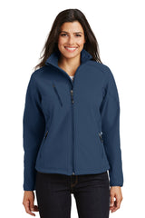 Port Authority Women's Textured Soft Shell Jacket. L705