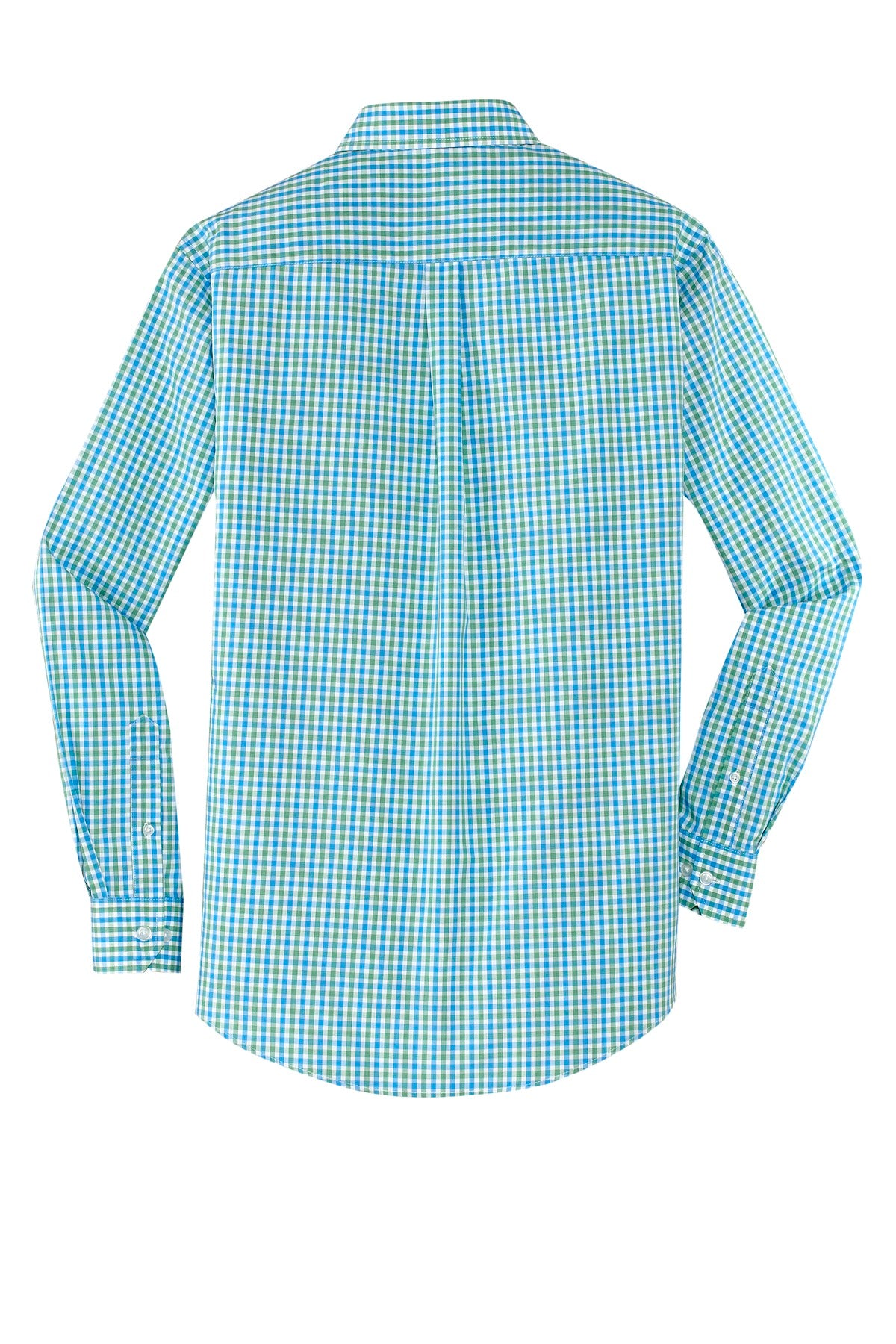 Port Authority Men's Long Sleeve Gingham Easy Care Shirt. S654