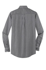 Port Authority Men's Long Sleeve Gingham Easy Care Shirt. S654