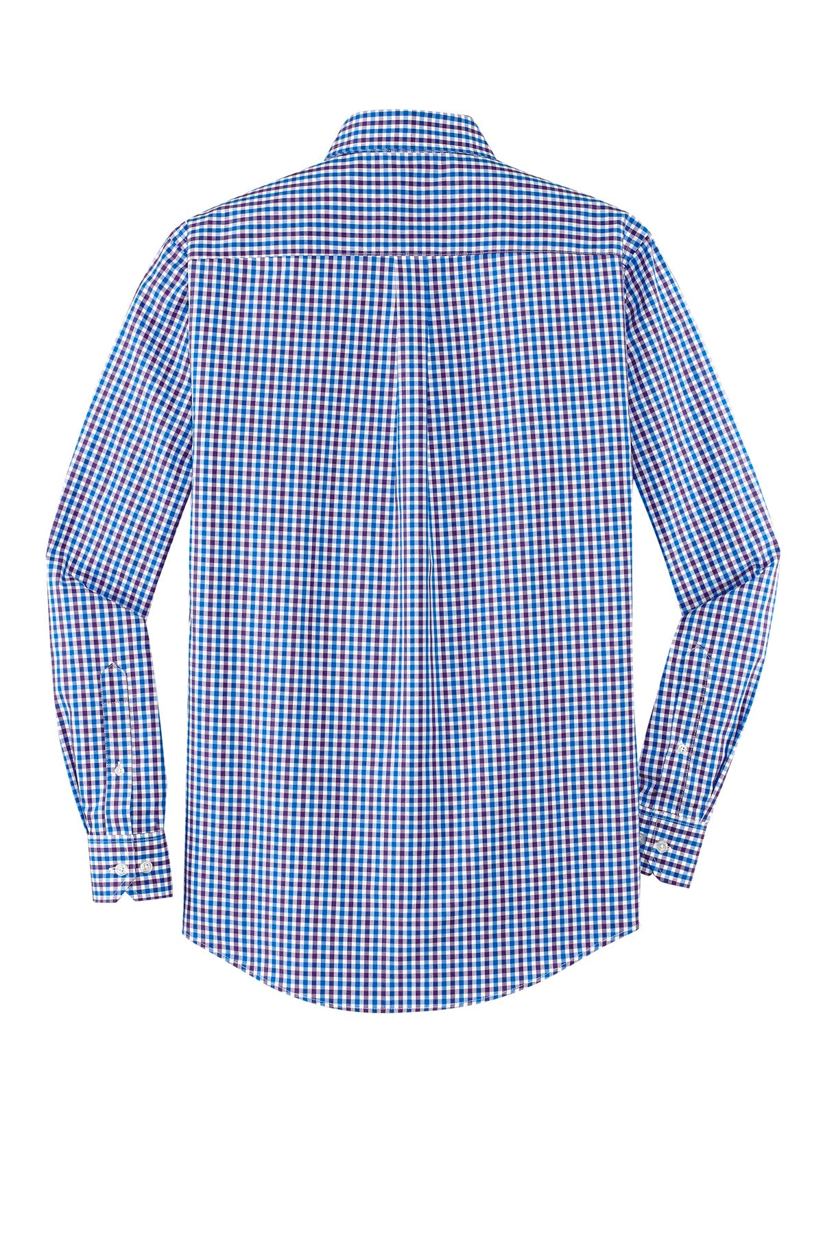 Port Authority Men's Long Sleeve Gingham Easy Care Shirt. S654