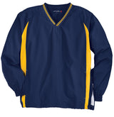 Sport-Tek Tall Tipped V-Neck Raglan Wind Shirt. TJST62