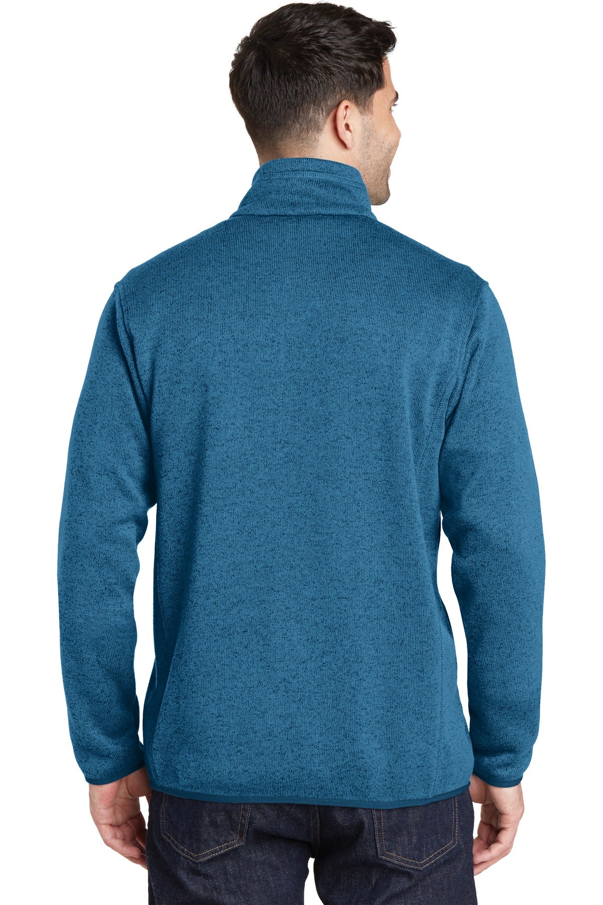 Port Authority Men's Sweater Fleece Jacket. F232