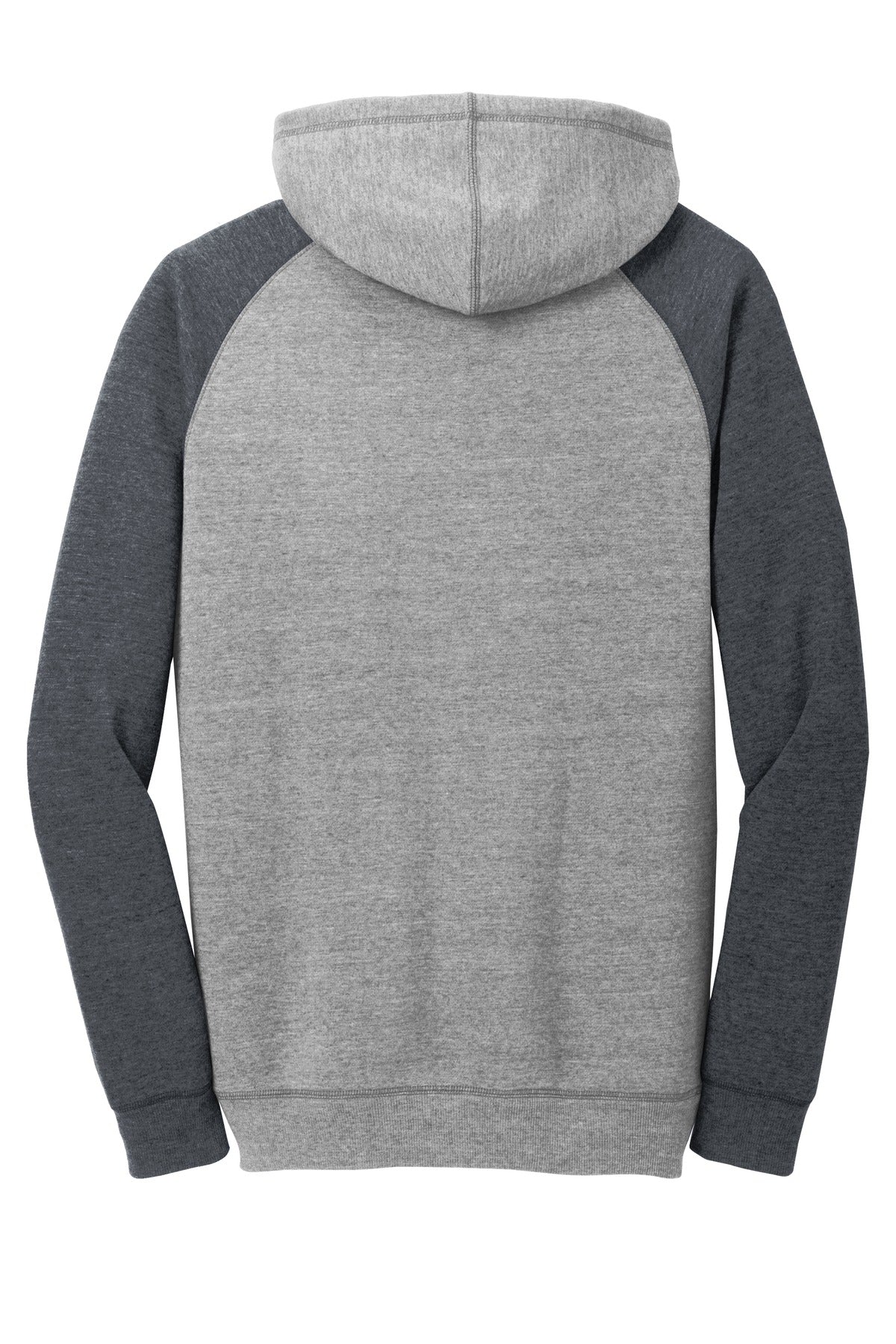 District Young Men's Lightweight Fleece Raglan Hoodie. DT196 District