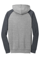 District Young Men's Lightweight Fleece Raglan Hoodie. DT196 District