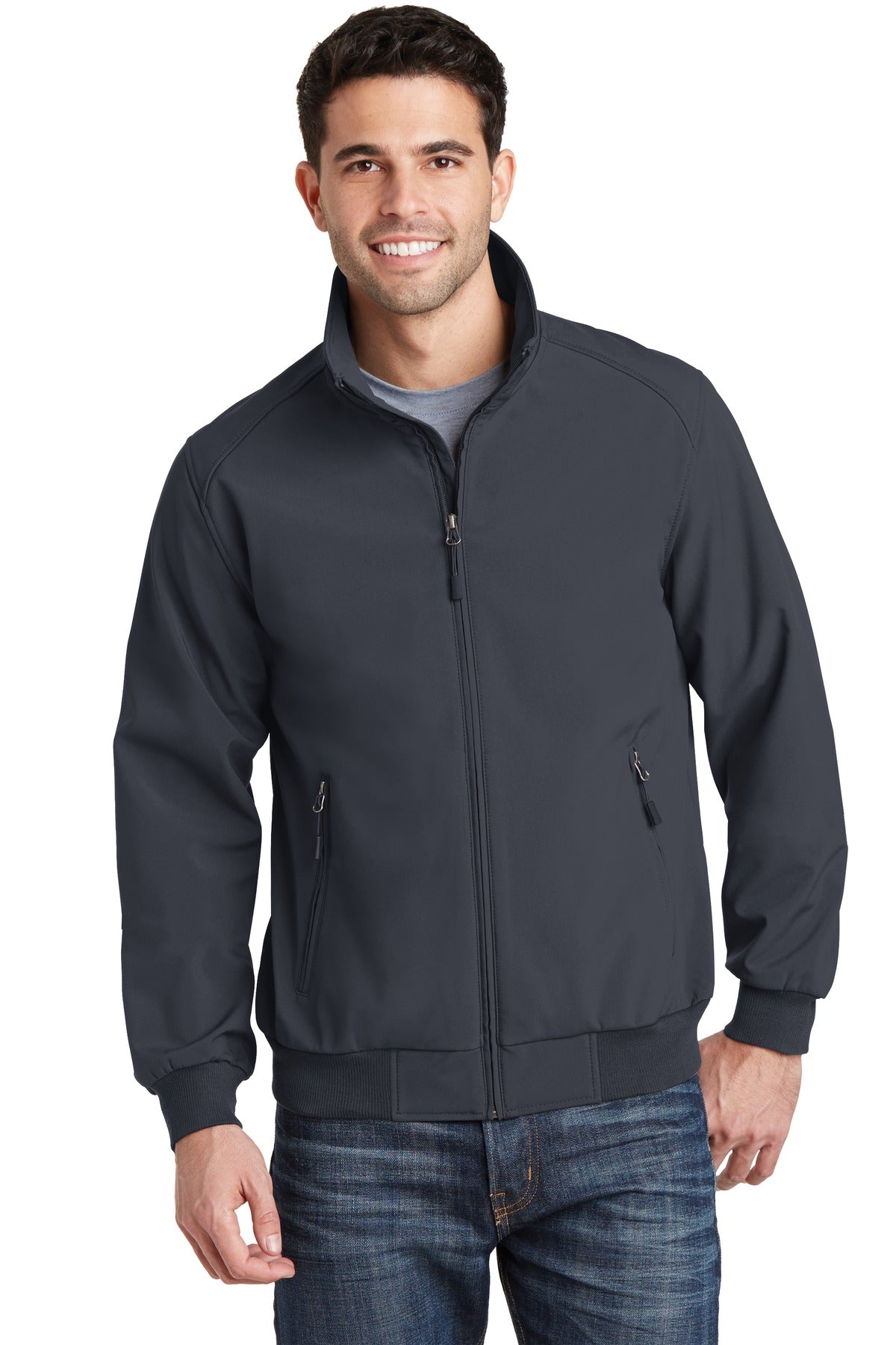 Port Authority Men's Soft Shell Bomber Jacket. J337