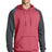 District Young Men's Lightweight Fleece Raglan Hoodie. DT196 District