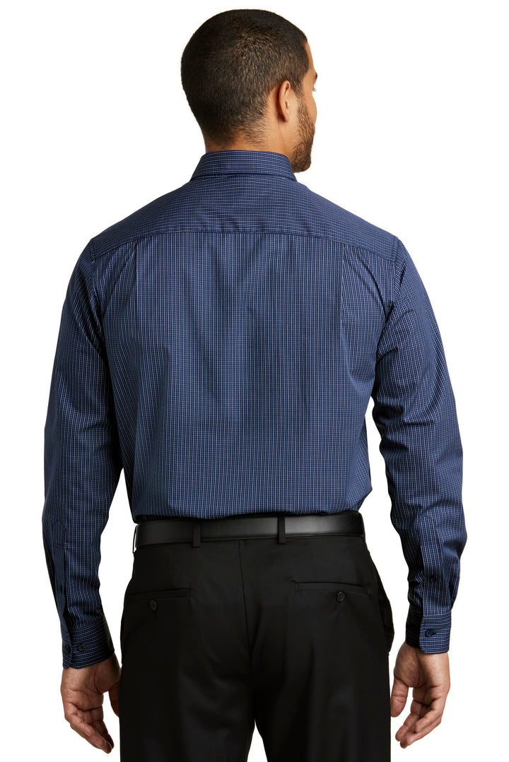 Port Authority Men's Micro Tattersall Easy Care Shirt. W643
