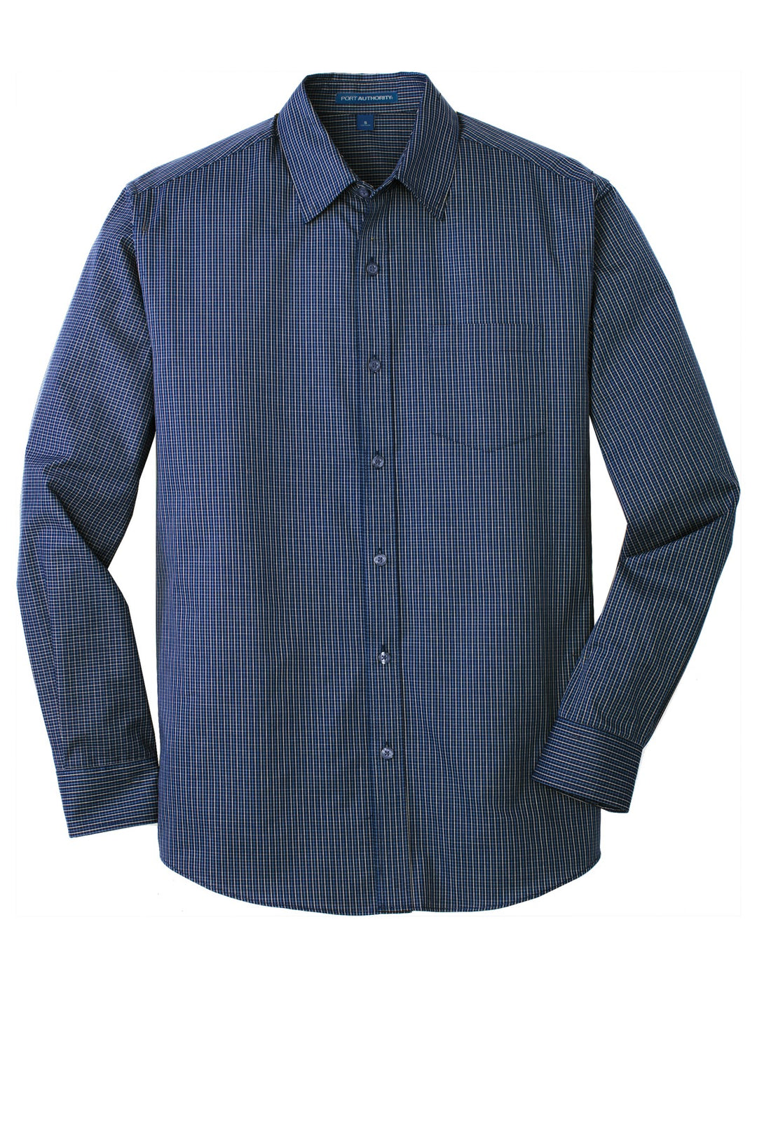 Port Authority Men's Micro Tattersall Easy Care Shirt. W643