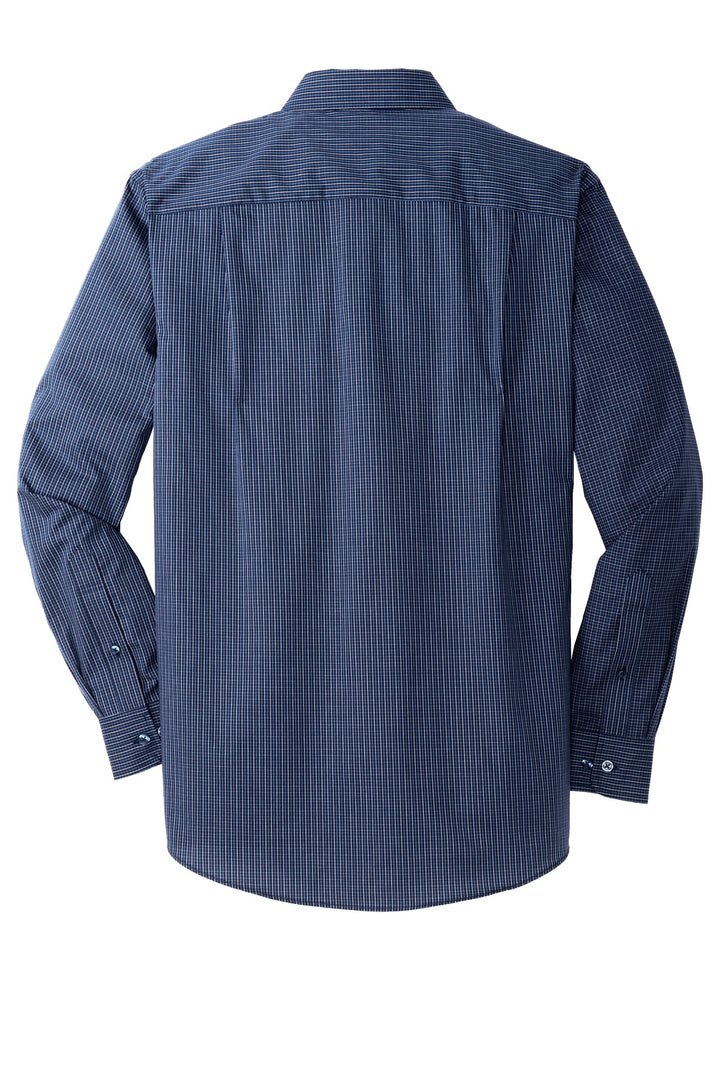 Port Authority Men's Micro Tattersall Easy Care Shirt. W643