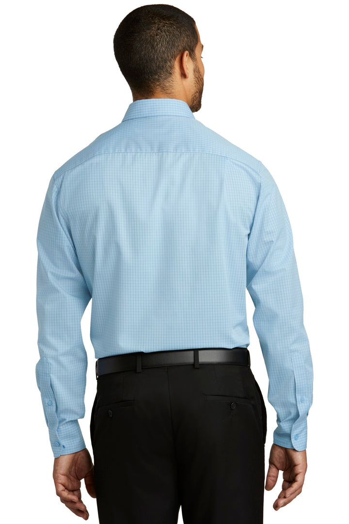 Port Authority Men's Micro Tattersall Easy Care Shirt. W643