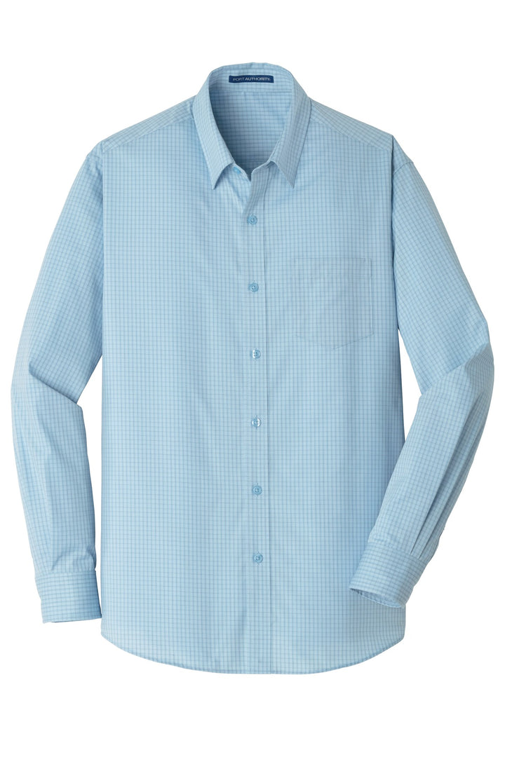 Port Authority Men's Micro Tattersall Easy Care Shirt. W643