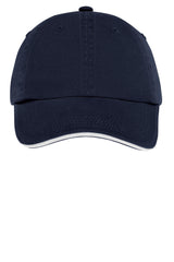 Port Authority Sandwich Bill Cap with Striped Closure