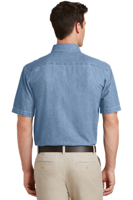 Port & Company Men's Short Sleeve Value Denim Shirt Port & Company