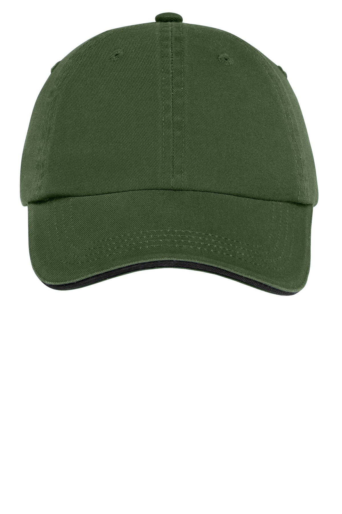 Port Authority Sandwich Bill Cap with Striped Closure