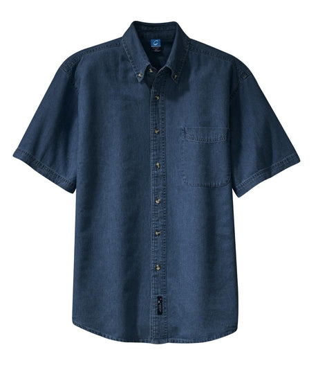 Port & Company Men's Short Sleeve Value Denim Shirt Port & Company