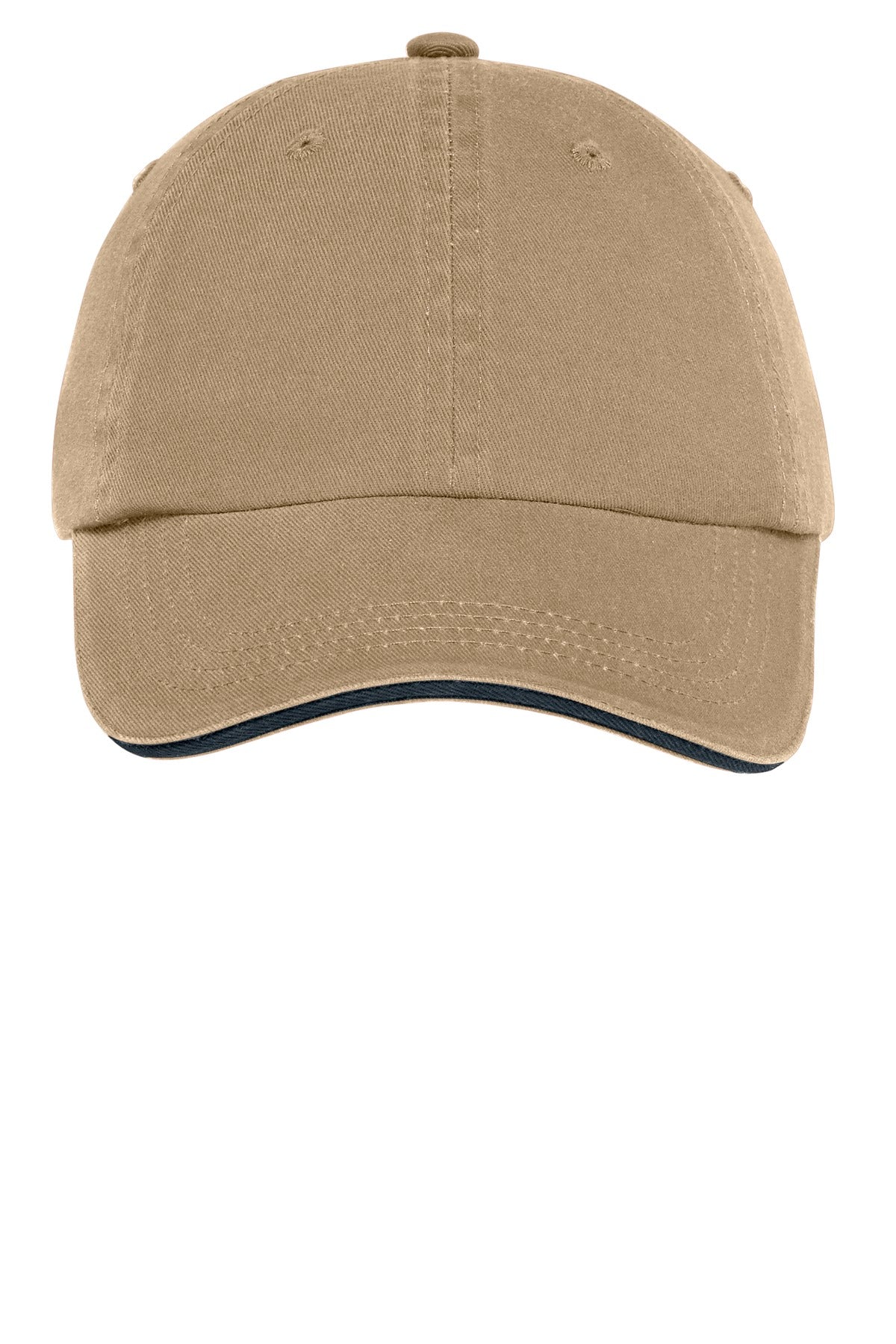 Port Authority Sandwich Bill Cap with Striped Closure