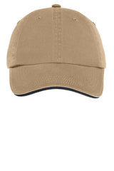 Port Authority Sandwich Bill Cap with Striped Closure