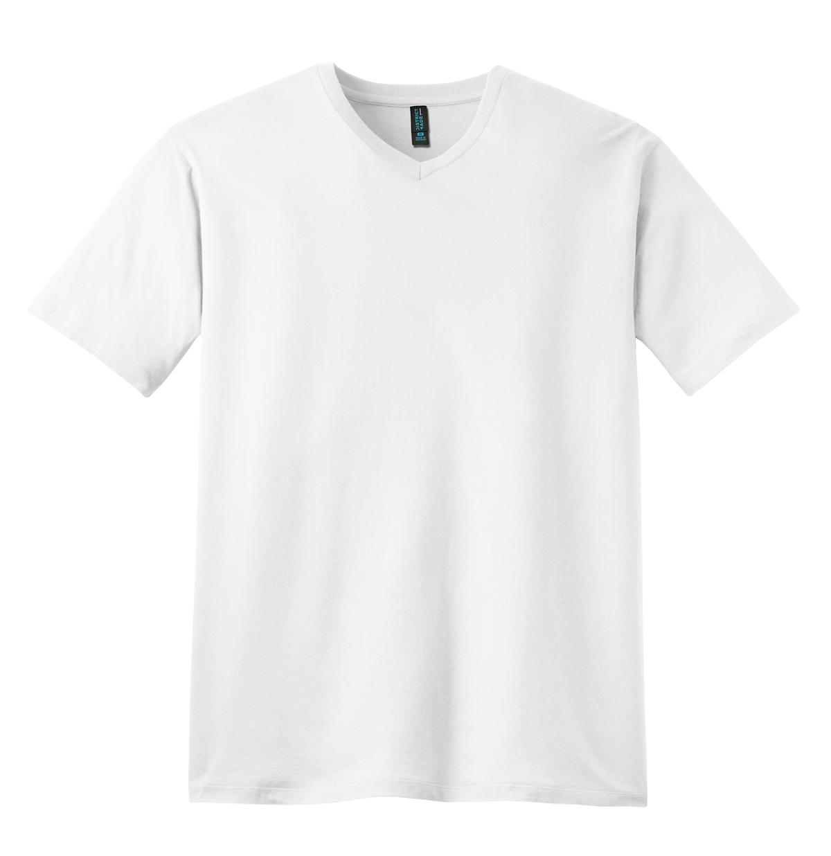 District Made Men's Perfect Weight V-Neck Tee. DT1170 District