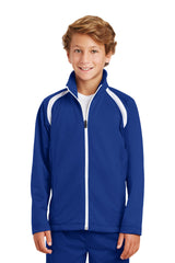 Sport-Tek Youth Tricot Track Jacket YST90