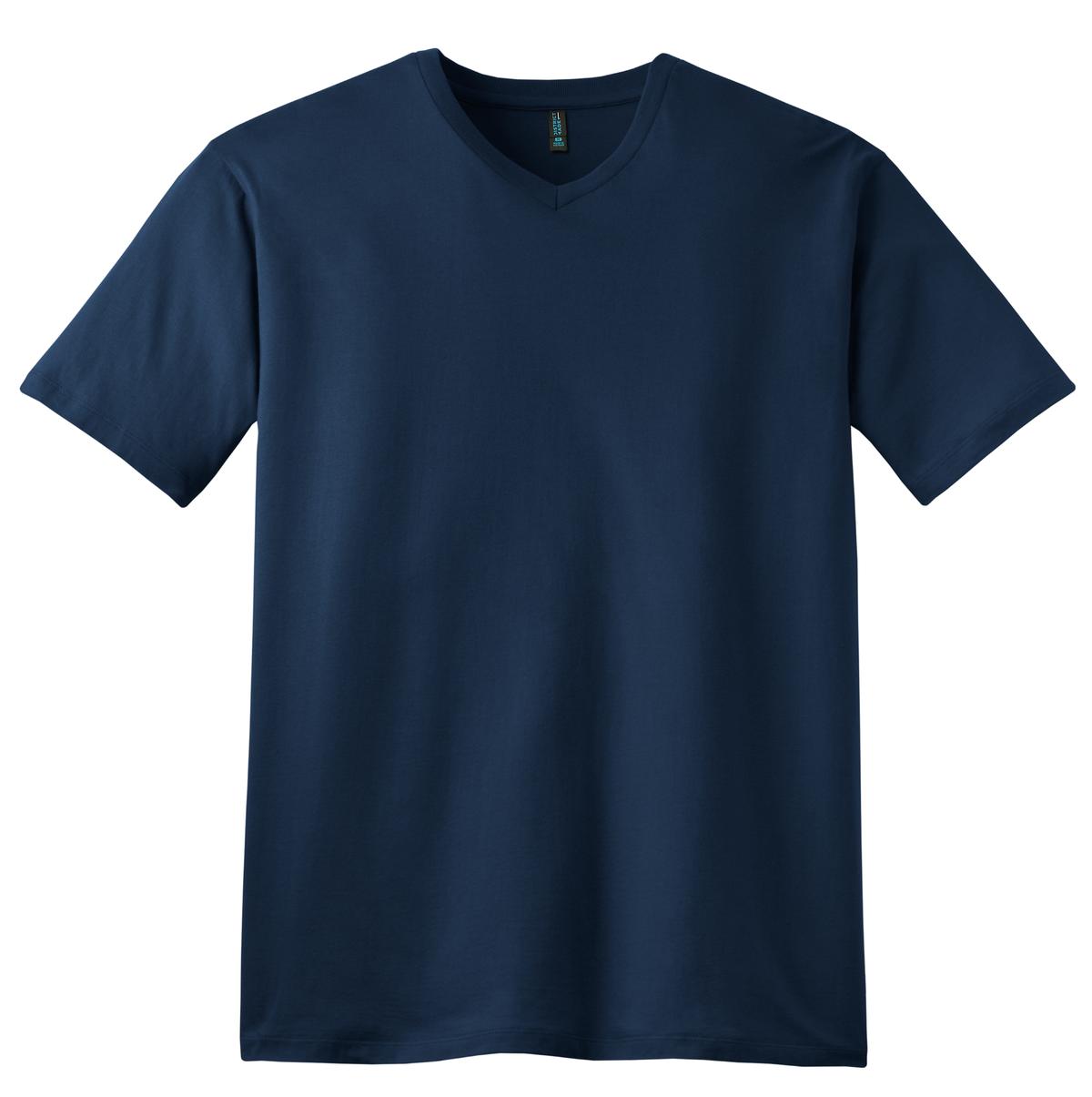 District Made Men's Perfect Weight V-Neck Tee. DT1170 District