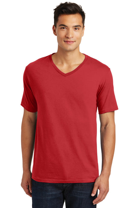 District Made Men's Perfect Weight V-Neck Tee. DT1170 District