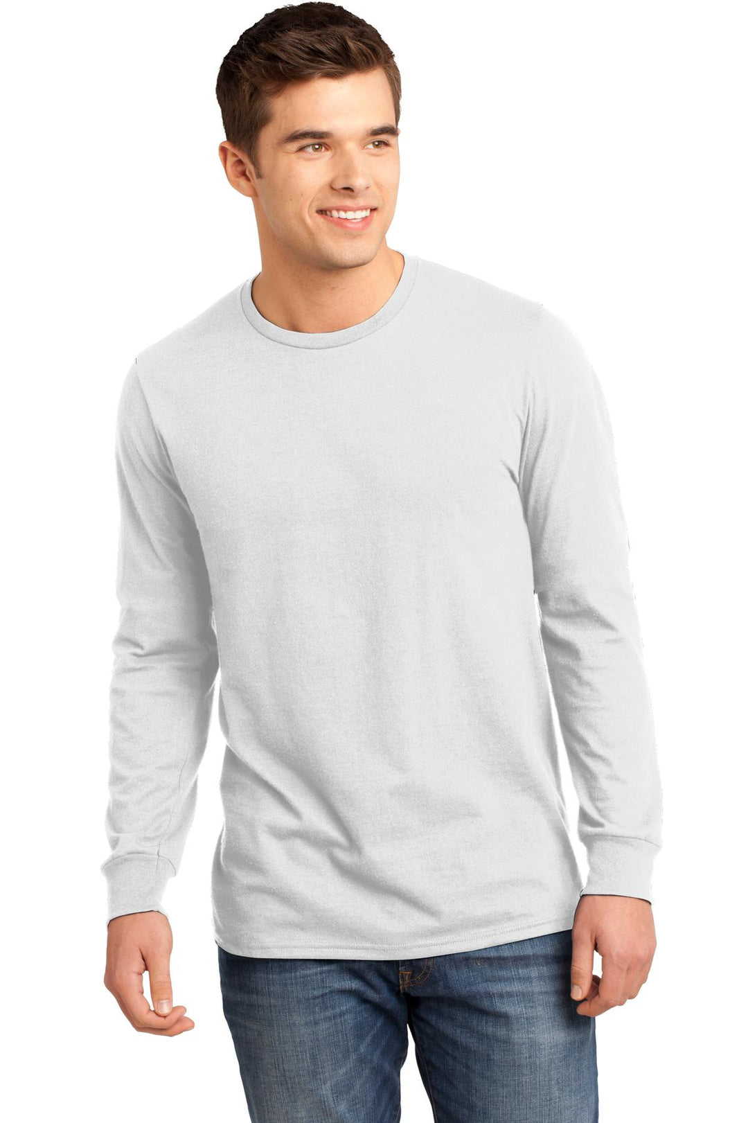 District Men's The Concert Tee Long Sleeve. DT5200 District